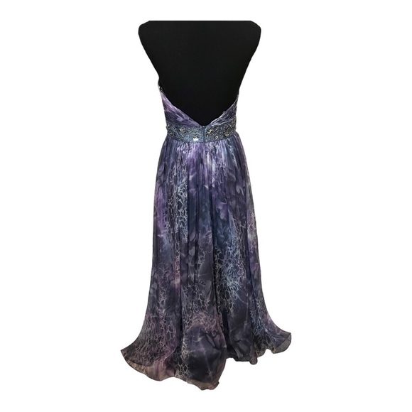 Camille La Vie Strapless Gown Size 6 - Picture 3 of 12